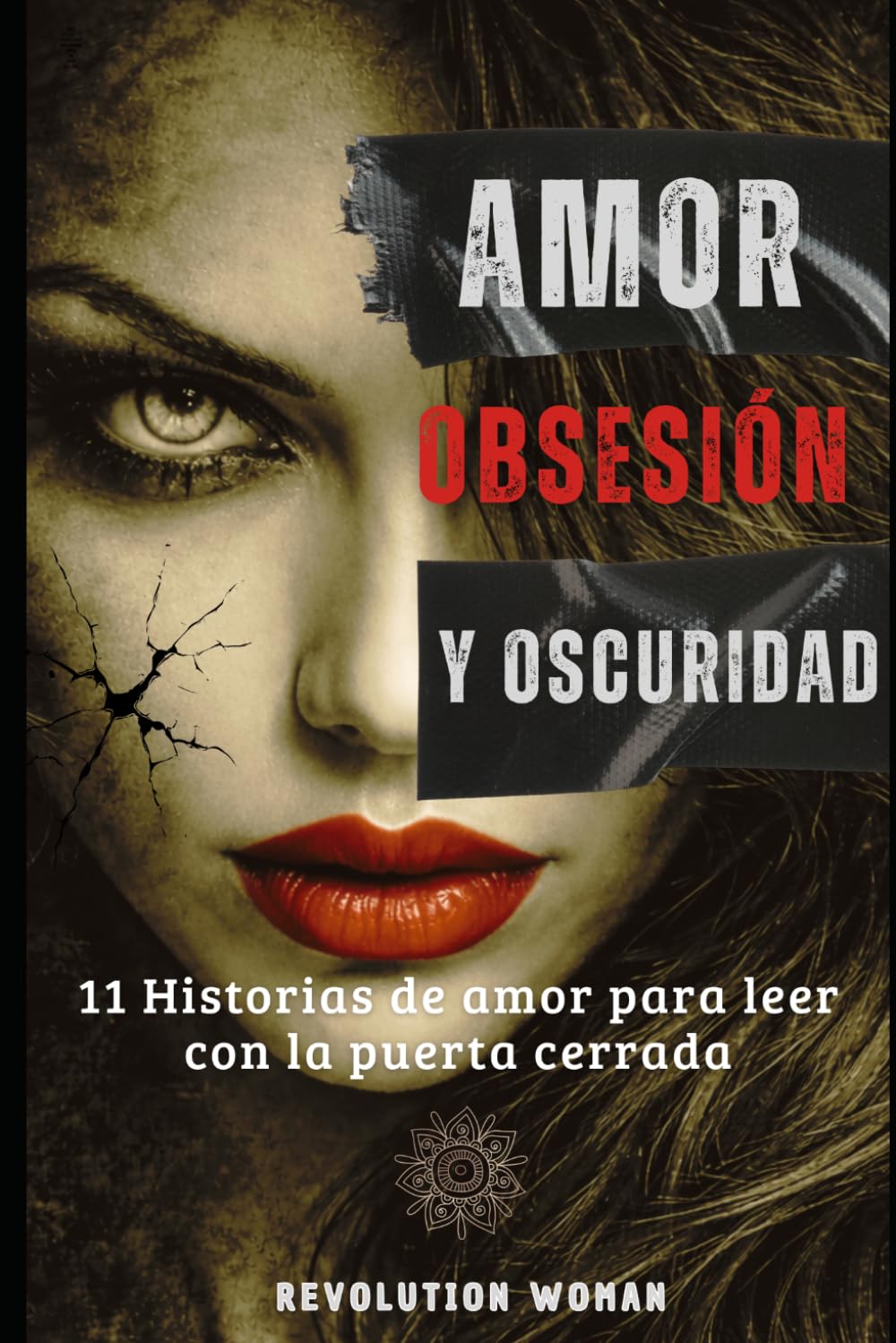 Portada del libro Amor, obsesión y oscuridad, de Cristina · Revolution Woman
